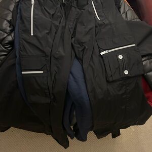 Men's Black Jacket with Zipper Details